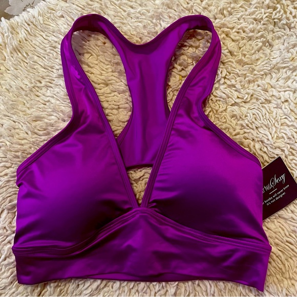 Purple Metallic Bralette - Picture 1 of 3